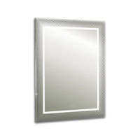 Зеркало LORANTO Дзен 600х800, структурный рисунок, горизонтальное/вертикаль