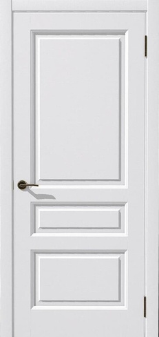 Межкомнатная дверь Пиано - Ясень белый 600*2000 полотно глухое