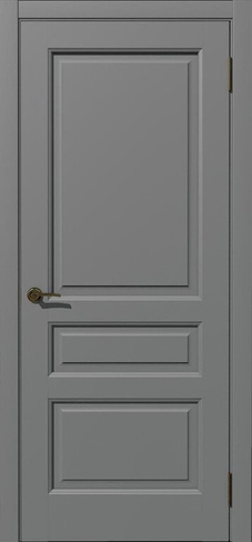 Межкомнатная дверь Пиано - Soft_Touch серый 600*2000 полотно глухое
