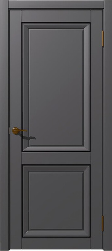 Межкомнатная дверь Бета - Soft_Touch серый 600*2000 плотно глухое