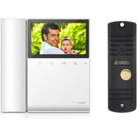 Комплект видеодомофона и вызывной панели COMMAX CDV-43KM White/AVC305B