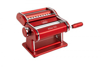Marcato Design Atlas 150 Rosso ручная паста - машина для приготовления домашней лапши и раскатки теста, красный