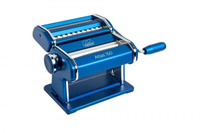 Marcato Design Atlas 150 Blu бытовая лапшерезка домашняя тестораскатка ручная паста машина для лапши и раскатки теста, с