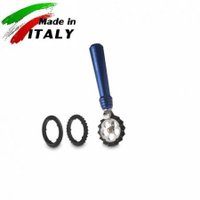 Ручная лапшерезка - фигурный нож для теста, лапши, пасты Marcato Design Pastawheel Blu, синий