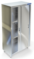 Шкаф кухонный с дверями СТК-143/600 (600x500x1750 мм) из нержавейки Техно ТТ