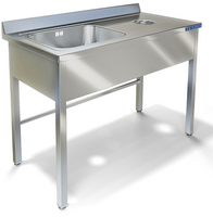 Стол для посудомоечной машины Apach СПК-523/1307Л (1300x700x850 мм) Техно ТТ
