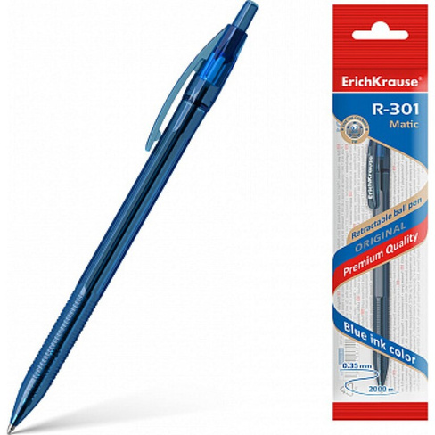 Автоматическая шариковая ручка ErichKrause R-301 Original Matic