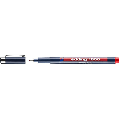 Капиллярная ручка-фломастер для черчения EDDING E-1800-0.3#2