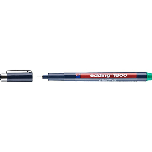 Капиллярная ручка-фломастер для черчения EDDING E-1800-0.1#4
