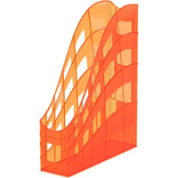Вертикальная пластиковая подставка для бумаг ErichKrause S-Wing Neon