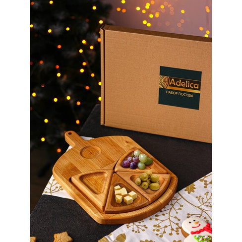 Подарочный набор деревянной посуды adelica Adelica