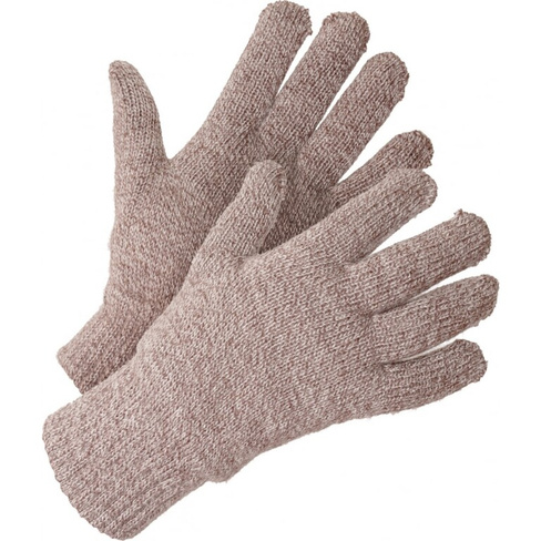 Утепленные полушерстяные перчатки Ампаро Сахара
