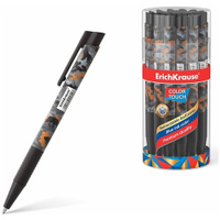 Ручка шариковая автоматическая "ErichKrause" ColorTouch Rough Native, цвет чернил синий / 24шт в упаковке / ручка