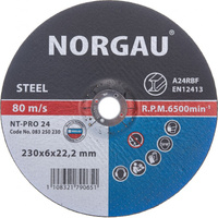 Шлифовальный диск по стали NORGAU NT-PRO 24