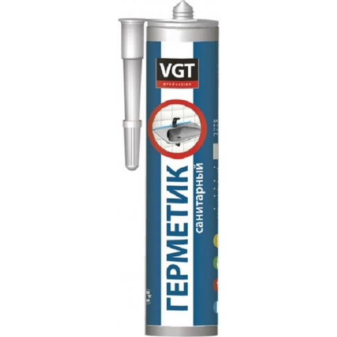 Санитарный акриловый герметик-мастика для внутренних и наружных работ VGT 11604935