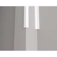 Ударопрочный влагостойкий стеновой уголок под покраску Decor-Dizayn DD803