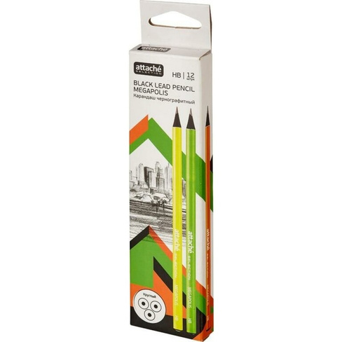 Чернографитный карандаш Attache Selection Megapolis