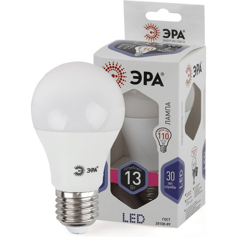 Светодиодная лампа ЭРА LED A60-13W-860-E27