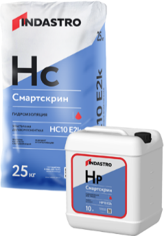 Эластичная гидроизоляция Смартскрин HC10 E2k (сухой + жидкий компонент)