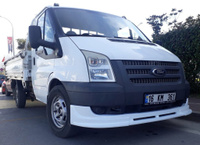 Юбка переднего бампера под покраску Omsa (стекловолокно) Ford Transit 2006-2014