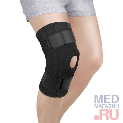 KS-052 Бандаж нижних конечностей на коленный сустав неразъемный,4 ребра жесткости, M, 40-46см Экотен