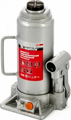 Домкрат бутылочный MATRIX 10 т, h подъема 230–460 мм [50767]