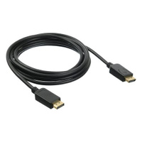 Кабель аудио-видео Buro V.1.2, DisplayPort (m) - DisplayPort (m), ver 1.2, 2м, GOLD, черный [bhp dpp_1.2-2]