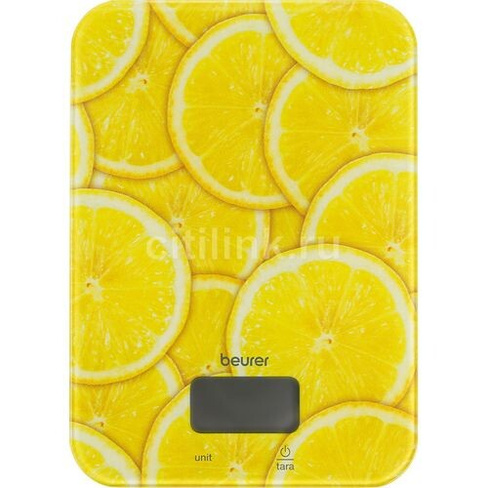 Весы кухонные Beurer KS19 lemon, рисунок