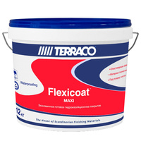 TERRACO Flexicoat Maxi Готовое гидроизоляционное покрытие для санузлов, ведро 3 кг