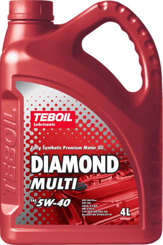 Моторное масло TEBOIL DIAMOND MULTI 5W‑40 4л