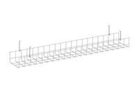 Кабель-канал широкий сетчатый KK-S-100 Серый металл