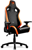 Кресло игровое Cougar Armor S Black-Orange Экокожа черно-оранжевая