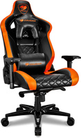 Кресло игровое Cougar Titan Black-Orange Экокожа черно-оранжевая