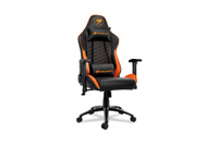 Кресло игровое Cougar Outrider Black-Orange Экокожа черная/Экокожа оранжевая