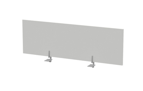 Настольный экран (меламин) Strike UDSMFS120BLAL Белый/Металл алюминий