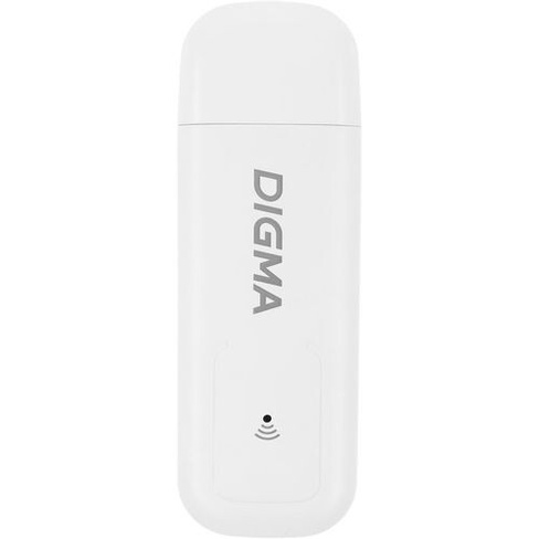 Модем Digma Dongle Wi-Fi DW1960 3G/4G, внешний, белый [dw1960wh]