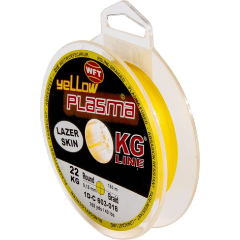 Леска WFT KG PLASMA Yellow 150/018