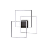 Настенно-потолочный светильник Ideal Lux FRAME PL QUADRATO NERO 270678