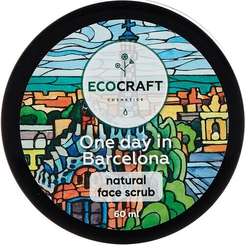 EcoCraft скраб для лица One day in Barcelona, 60 мл