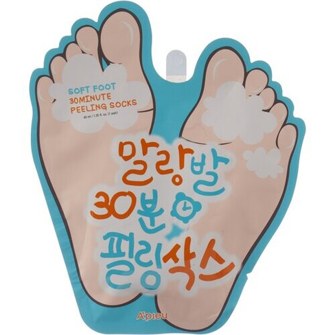A'PIEU Пилинг-носочки Soft Foot 30 Minute Peeling Socks, 40 мл
