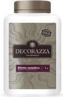 Краска металлизированная Effetto metallico Argento EM 001 Decorazza DEM001-1