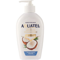 Aquatel жидкое крем-мыло кокосовое молочко, 280 мл, 280 г