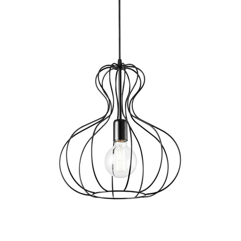 Подвесной светильник Ideal Lux AMPOLLA-1 SP1 NERO 148502