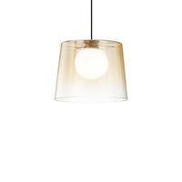 Подвесной светильник Ideal Lux FADE SP1 AMBRA 271316