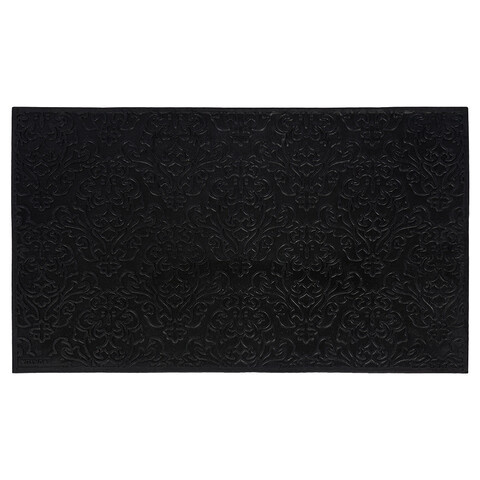 Коврик 35 x 60 см придверный Узор черный VORTEX арт.22461 x 1/20