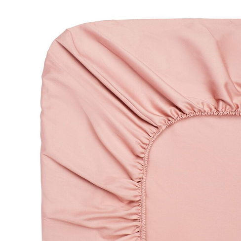 Простыня на резинке Мармис цвет: пепельно-розовый (90х190)