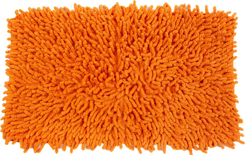 Коврик для ванной макароны 80 см х 120 см Оранжевый x 1