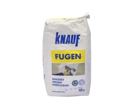 Шпаклевка гипсовая Фуген 10 кг Knauf 1 уп 117 шт