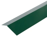 Планка карнизная с полиэстеровым покрытием 2 м цвет зелёный Без бренда