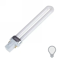 Лампа энергосберегающая Uniel дуга G23 9 Вт свет холодный белый UNIEL ESL-PL-9/4000/G23 картон